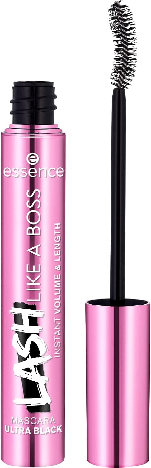 Essence Cosmetics LASH LIKE A BOSS INSTANT VOLUME and LENGTH MASCARA ULTRA BLACK, Volume Boost, Frizzy, Ultra Black, Intense (10ml) - Image 1