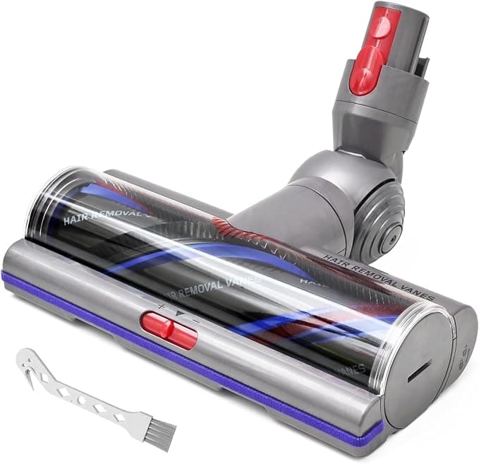 High Torque Brush for Dyson V11 V15 V10 V8 V7 SV10 SV11 SV12 Vacuum Cleaner, Anti-Tangle Brush Compatible with SV10 SV11 SV12 Air Flow Adjustable Ideal for Smooth Floors and Carpets - Image 1