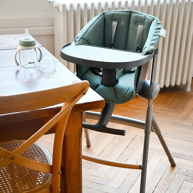 BÉABA, Up&Down High Chair, Made in France, Ergonomic, Evolutive Removable Dining Table, Adjustable 6 Heights, Comfortable, Design, Robust Materials, Dark Grey - Image 3
