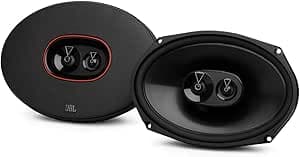 JBL Club 964M Car Speaker 6×9 Inch 3 Way Coaxial 85W RMS 255W Peak 3 Ohm 93dB Cone Plus One Tweeter Silk Dome and UV Resistant Polypropylene Structure for Clear and Powerful Sound in the Car
