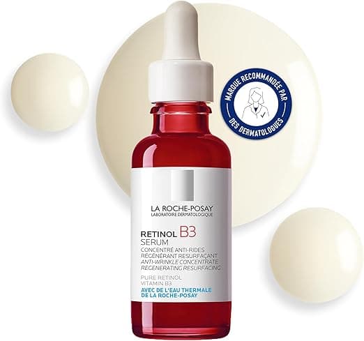 La Roche-Posay - Retinol B3 Serum - Anti-Wrinkle Face Serum - Enriched with Retinol, Glycerin and Vitamin B3 - Corrects the Signs of Skin Aging - Face Care For All Skin Types