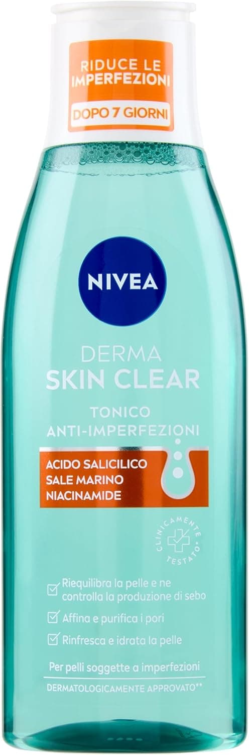 NIVEA Nivea Derma Skin Clear Tonique Anti Imperfections avec Acidol Salicylique et Niacinamide 200 ml