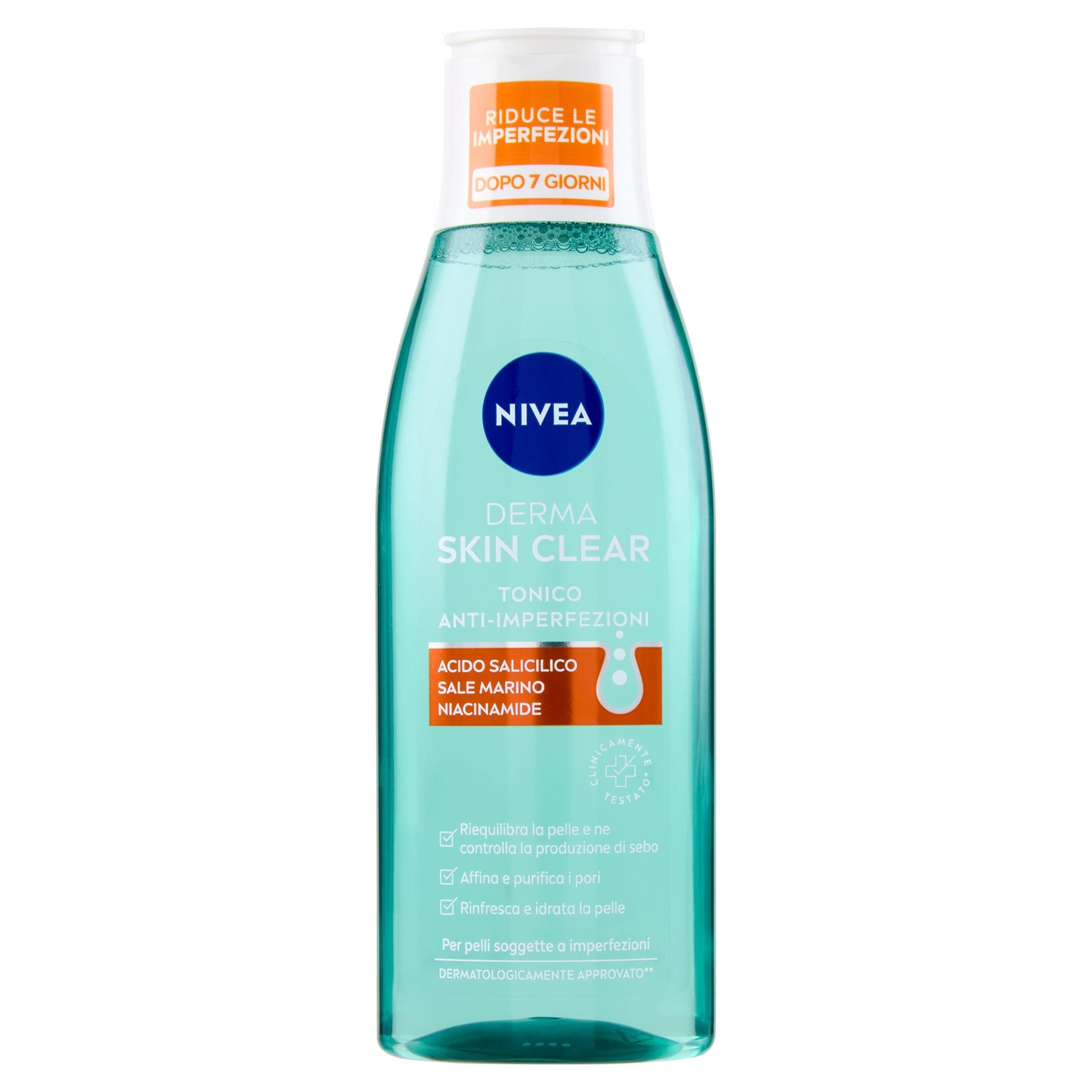 Nivea Derma Skin Clear Tonique Anti Imperfections avec Acidol Salicylique et Niacinamide 200 ml - Image 4