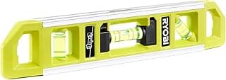 Ryobi RYOBI - Niveau à Bulle Torpedo 22cm - RHLTL-228 - Niveau Magnétique, Compact, Idéal Plomberie Échafaudage