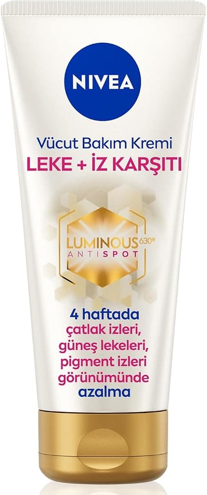 NIVEA Luminous630® Body Cream, Anti-Stretch Marks & Pigment Spots, Body Lotion, Balances Differences in Complexion, Light Texture & Moisturizes for 48 Hours (200 - Image 1