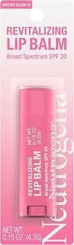 Neutrogena Neutrogena Revitalizing Lip Balm, Healthy Blush 20, 0.15 Ounce by Neutrogena