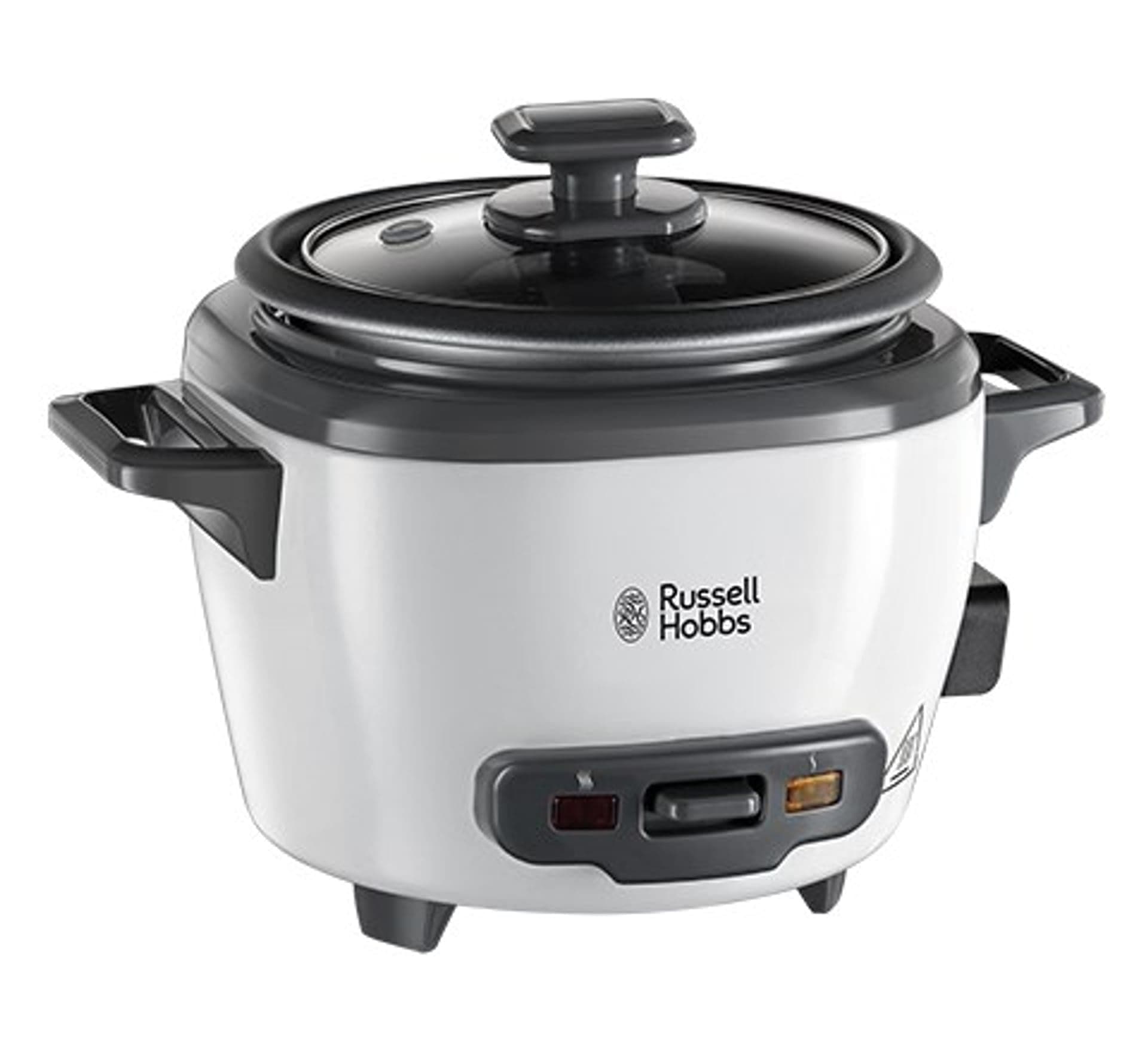 Russell Hobbs Russell Hobbs Rice Cooker [Mini] Slow Cooker (0.4L, 2 Servings, Also Ideal for Vegetables/Fish etc., Rice Spoon & Measuring Cup Incl., Warmer, Removable Washable Non-Stick Bowl) 27020-56