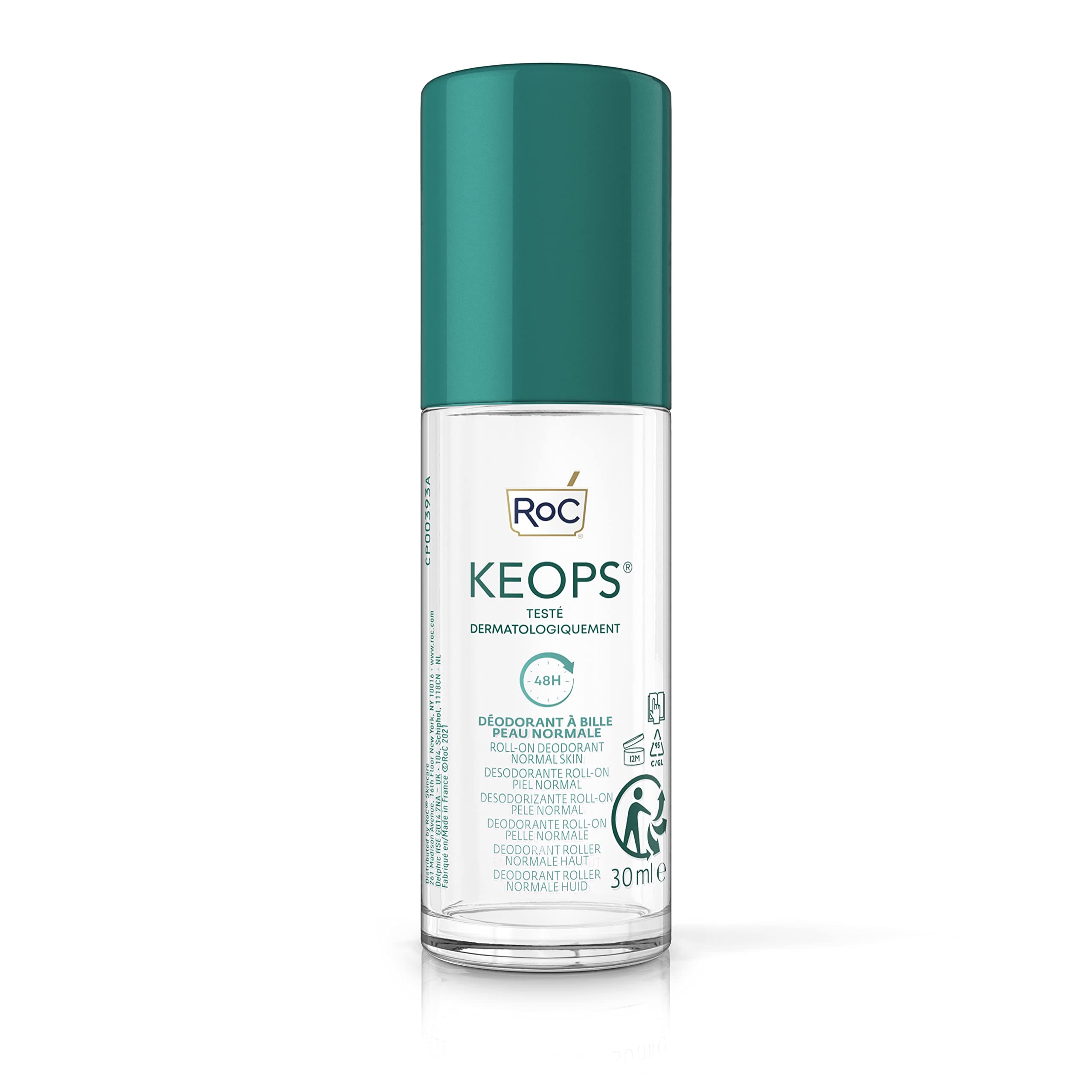 RoC - KEOPS Roll-on Deodorant Normal Skin - Anti-Perspirant - 48 Hours Effective - Alcohol and Fragrance Free - 30 ml - Image 8