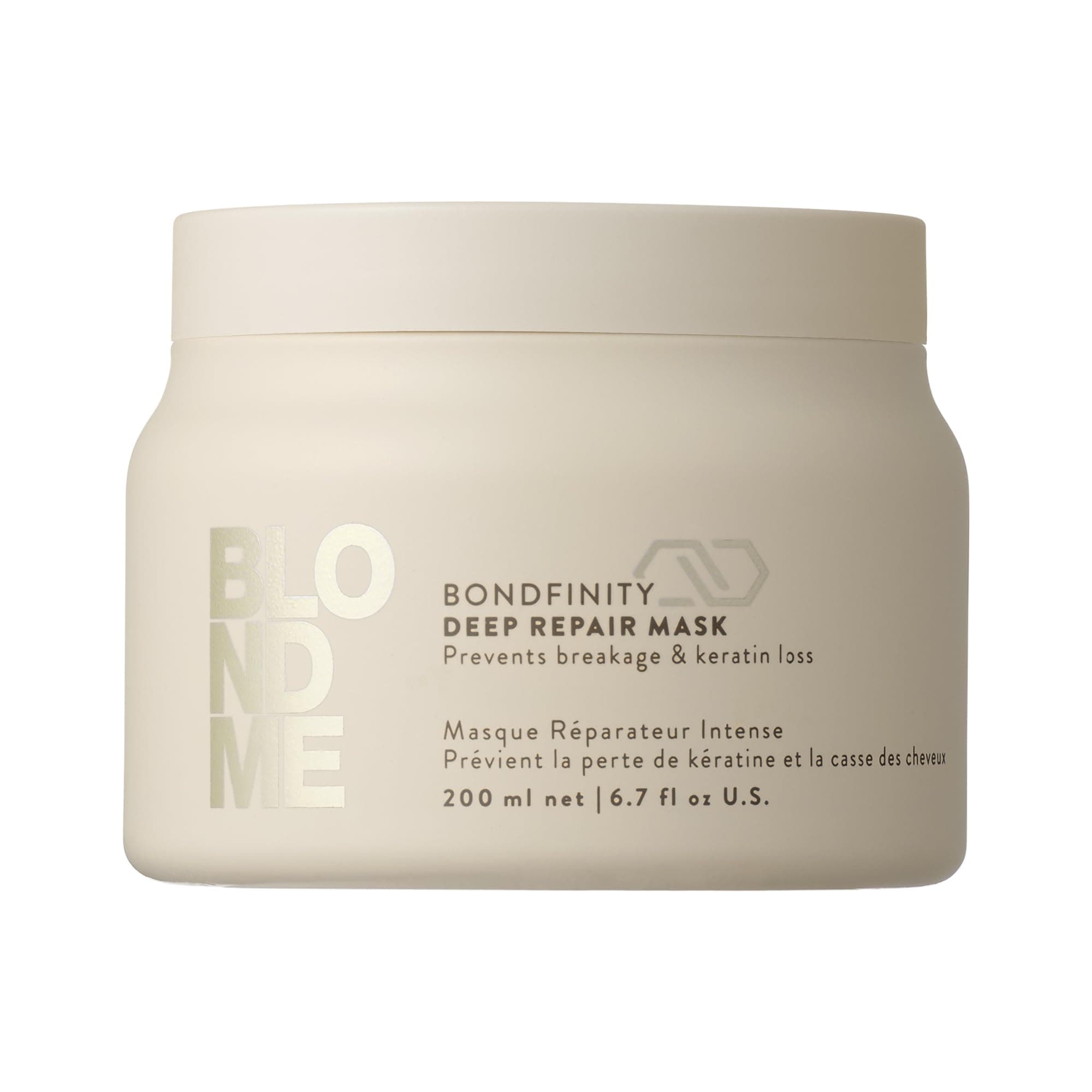 Schwarzkopf Professional BLONDME Bondfinity Deep Repair Mask Strengthening Hair Mask Creating Bonds Smoothing And Protecting Porous Hair Moisturizing And Softening 200ml - Image 1