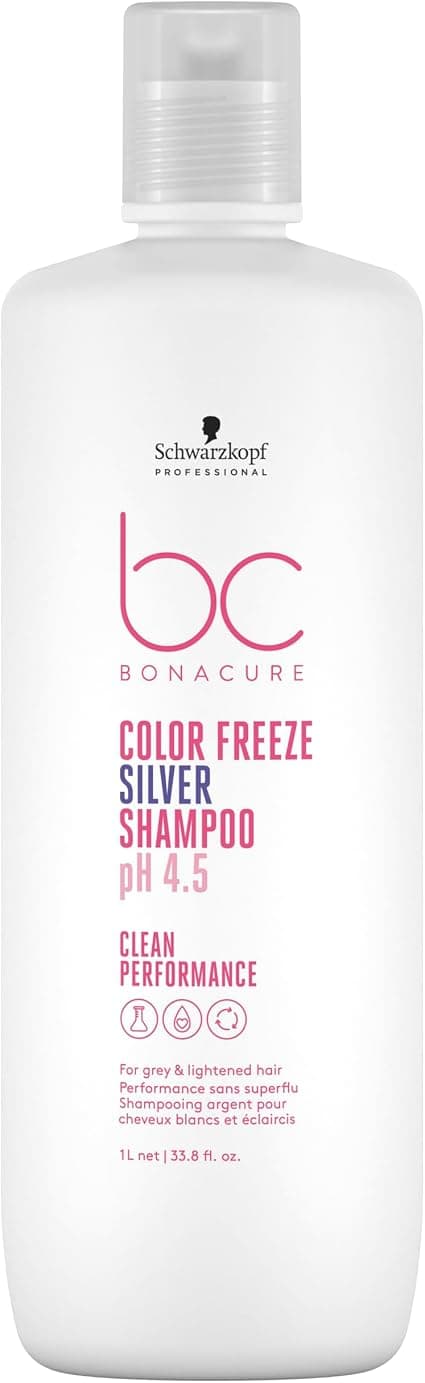 Schwarzkopf BC Clean Shampoo CF Silver Silver 1L - Image 1