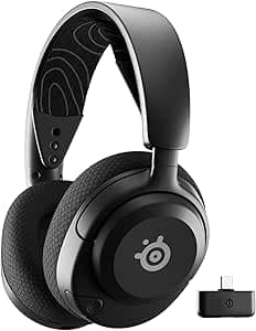 SteelSeries Arctis Nova 5 Multi-System Wireless Gaming Headset - Magnetic Neodymium Speakers - 100+ Audio Profiles - 60h Battery - 2.4GHz/BT - ClearCast Gen 2.X Mic - PS4/5, PC, Switch, Mobile