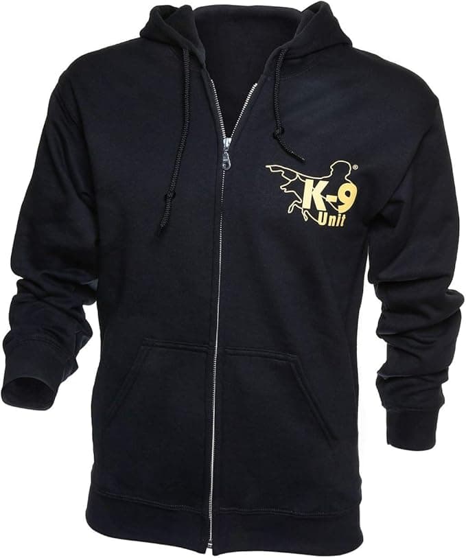 Julius-K9 Julius-K9 Dog Hooded Zip Jumper, Black, Size XL for Dogs, Black, XL