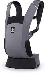 Ergobaby Travel Baby Carrier - Baby Carrier - Ventral and Back Carrier for Babies and Toddlers (5.4-16.9 kg), Graphite Grey