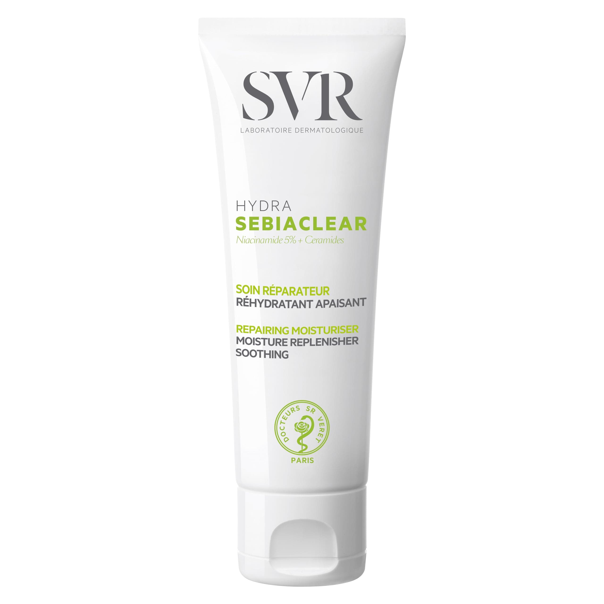SVR - Sebiaclear Hydra - Soin réparateur apaisant anti-marques - Pour peaux sensibles à tendance acnéique sous traitement desséchant - Niacinamide 5%, céramides oméga 8% - 40 ml - Image 9