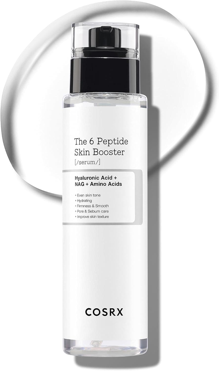 COSRX 6 Peptide Collagen Booster Toner Serum, Essence Faciale Boostant le Renouvellement Cutané, Niacinamide & Acide Hyaluronique pour tous types de peau, Soin de la Peau Coréen 150 ml (Lot de 1)