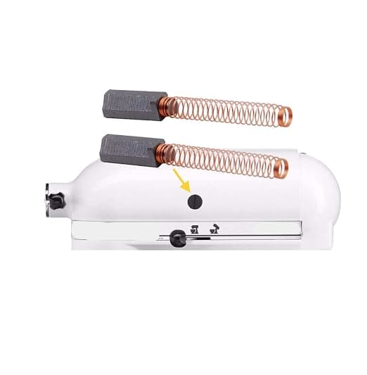 2 x Carbon Brush Motor for KitchenAid Kitchen Processor Stand Mixer Artisan, Ultra, Classic, Heavy Duty 5KSM90, 5KSM45, K45, 5KPM5, 5KSM150, 5KSM156, 5KSM125, 5KSM175 - Image 1