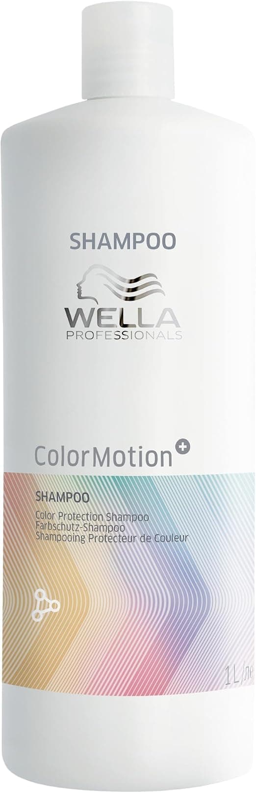 Wella Professionals ColorMotion+ Colour Protection Shampoo for Coloured and Damaged Hair - Up to 8 Weeks of Protection, 1 Litre - Image 1