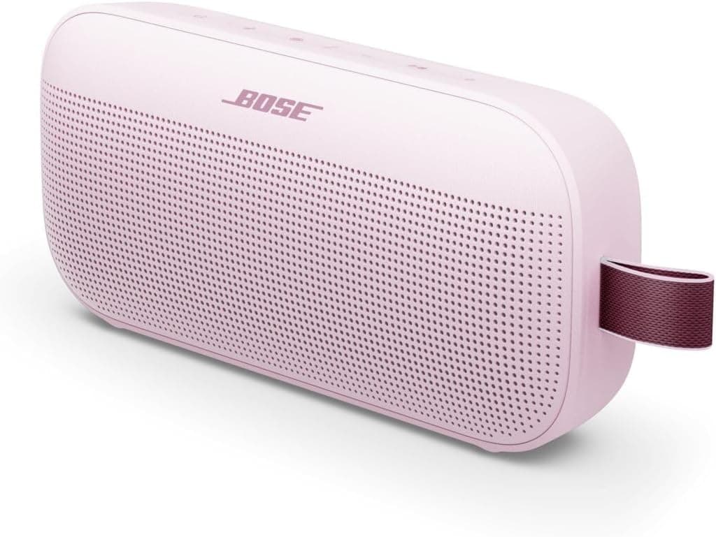 Bose SoundLink Flex (2e gén) Enceinte Bluetooth, Enceinte d’extérieur ultra-portable avec son haute fidélité, 12 h d’autonomie, Enceinte résistante étanche à l’eau, Rose Pétale – Édition Limitée - Image 1