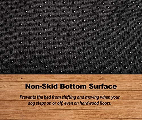 MidWest Homes for Pets Model 40618-SGB 18 Inch Long Plush Pet Bed for Miniature Breed Dogs/Cats; Wavy Ombre Mocha - Image 7
