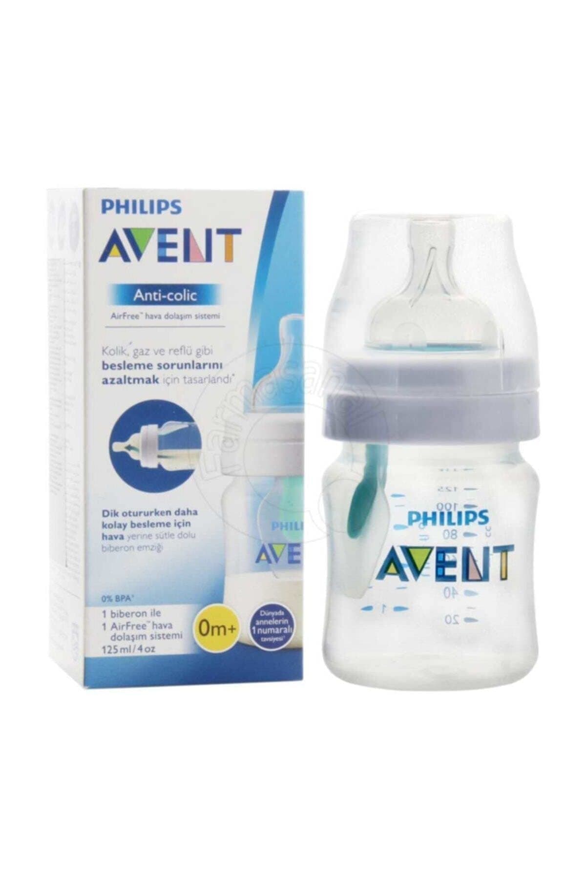 Philips Avent Anti-Colic Bottle with AirFree Valve 125 ml Transparent - Image 1