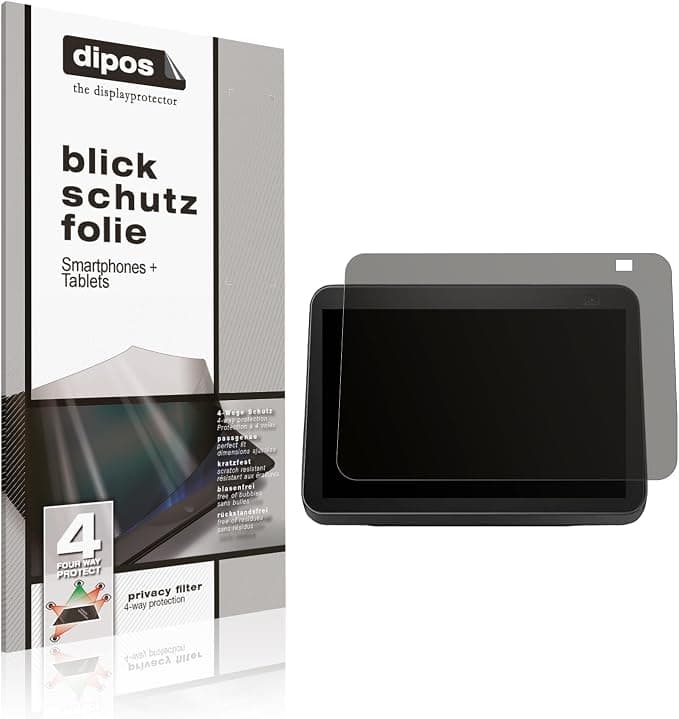 dipos I Privacy Screen Protector Compatible with Amazon Echo Show 8 2nd Gen Privacy Screen Protector Anti-Spy - Image 1