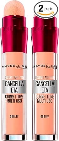 2 x Maybelline New York L'Age Multifunction Liquid Concealer Colour 08 Buff – 2 Concealers