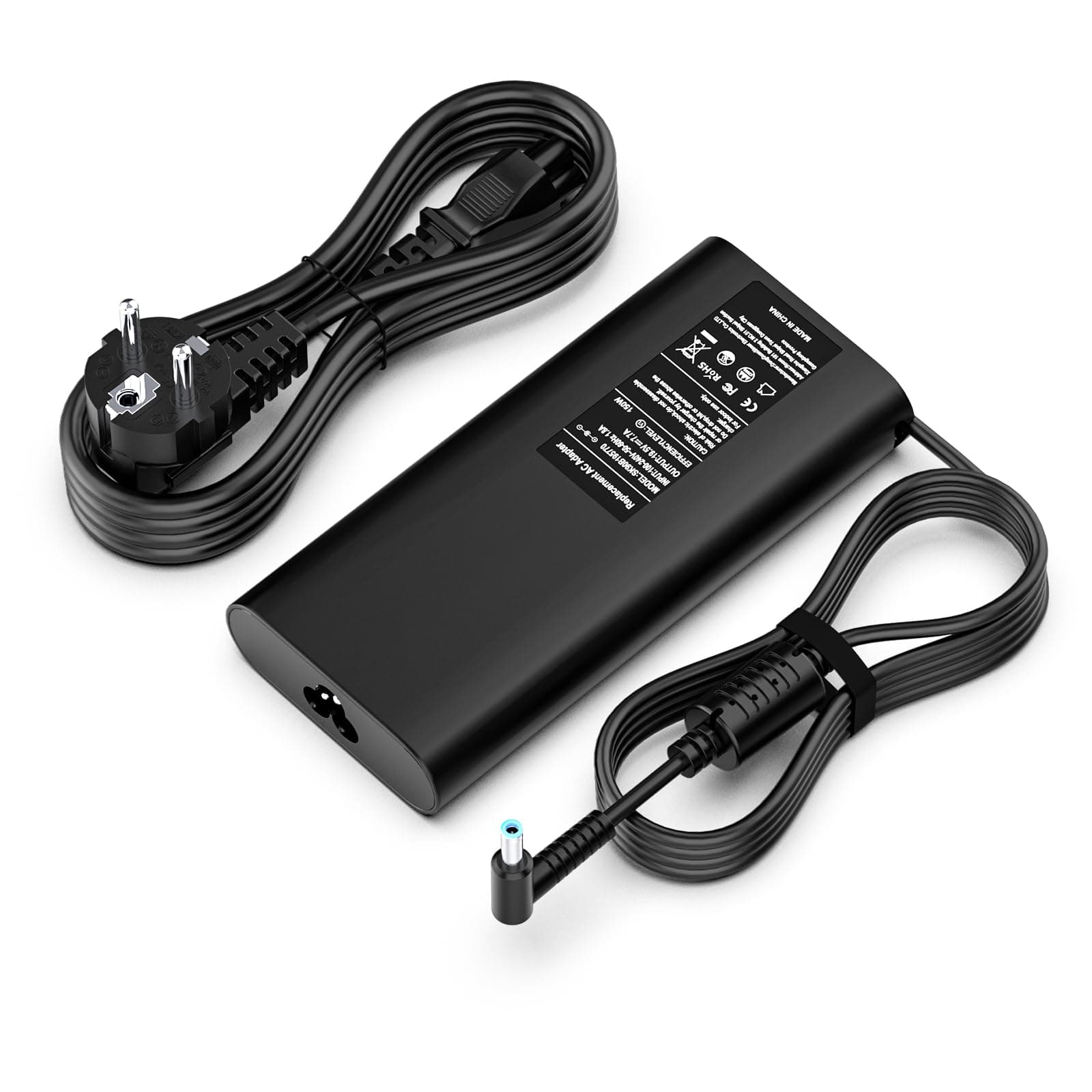 150W 19.5V 7.7A Laptop Charger Compatible with HP OMEN 15 17 Pavilion Gaming 15 17 ZBook Studio 15 G3 G4 G5 G6/Elitebook 1050 G1 Series L32661-001 TPN-CA11 TPN-DA09 Adapter