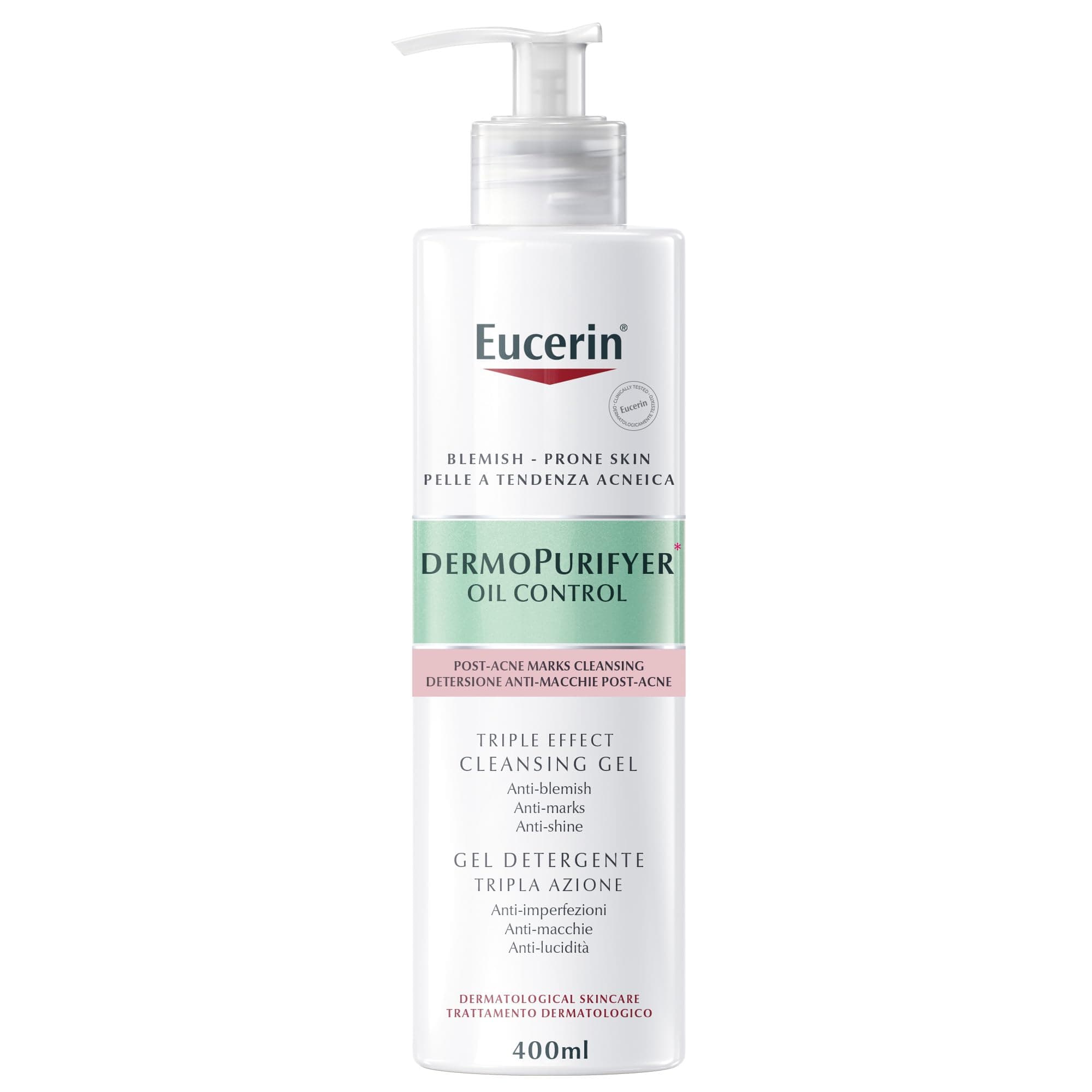 Eucerin DermoPure Triple Effect Reinigungsgel mit Salicylsäure für Gesicht und Körper, 400 ml Gel - Image 9