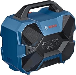 Bosch Bosch Professional 18V/ 12V System Enceinte Bluetooth Sans-Fil GPB 18V-6 C (Bluetooth, USB, Multi-Speaker Sound, sans batterie/chargeur)