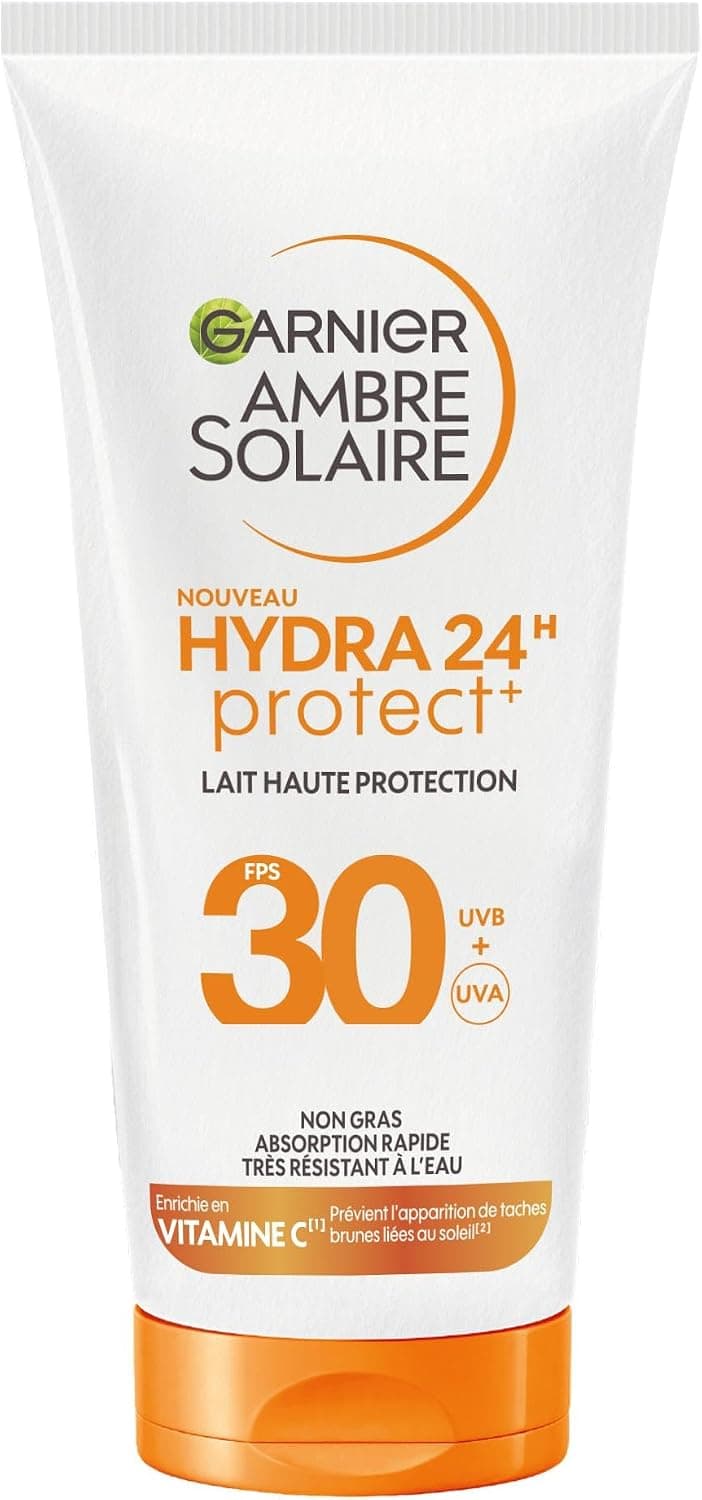 Garnier Ambre Solaire Hydra Protect 24H Lait Protecteur Visage & Corps SPF30 50mL - Image 1