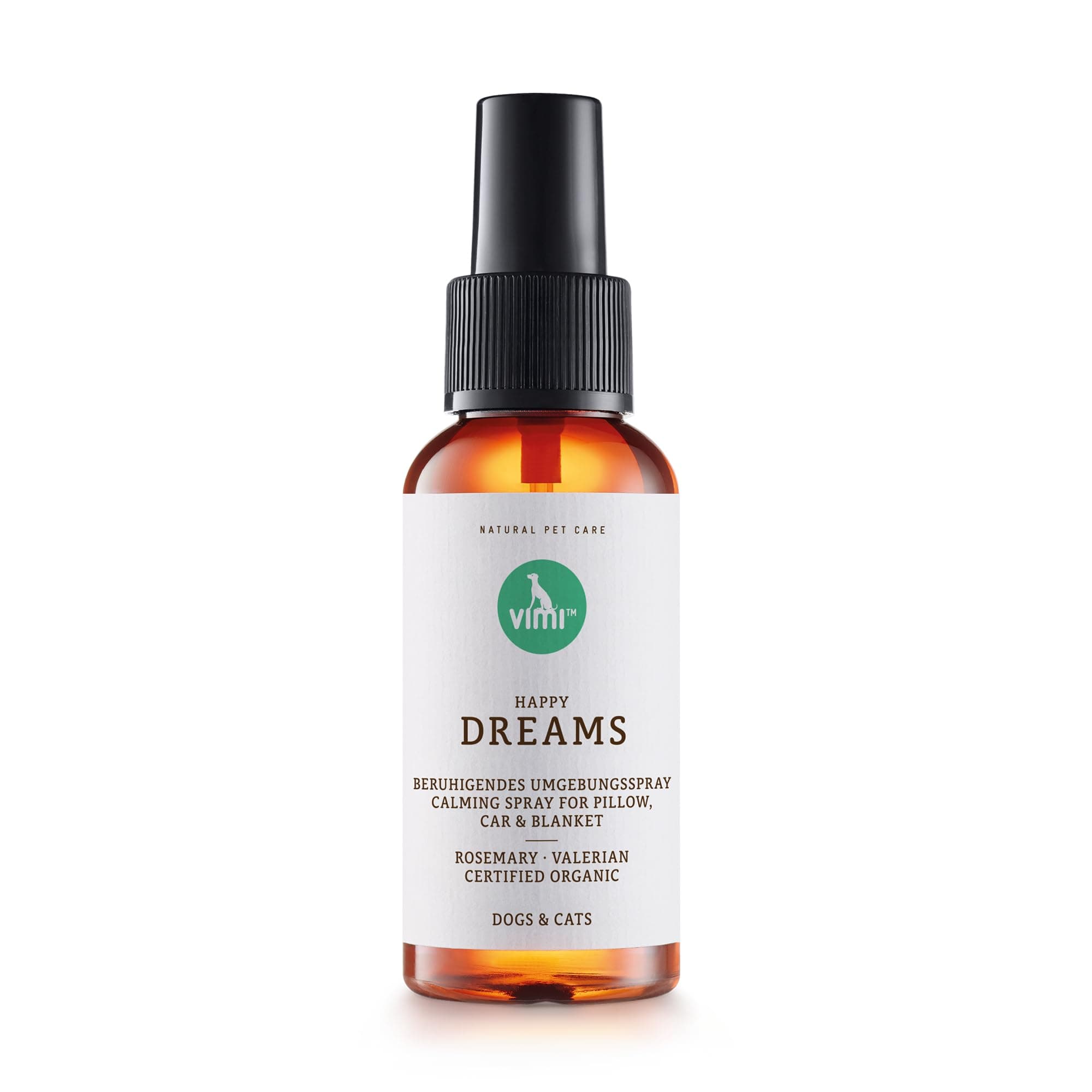 animaux vimi – Happy Dreams I Spray for the Basket and the Environment for Dogs and Cats I Calming Effect and Feeling of Wellness thanks to Rosemary and Valerian - Image 1