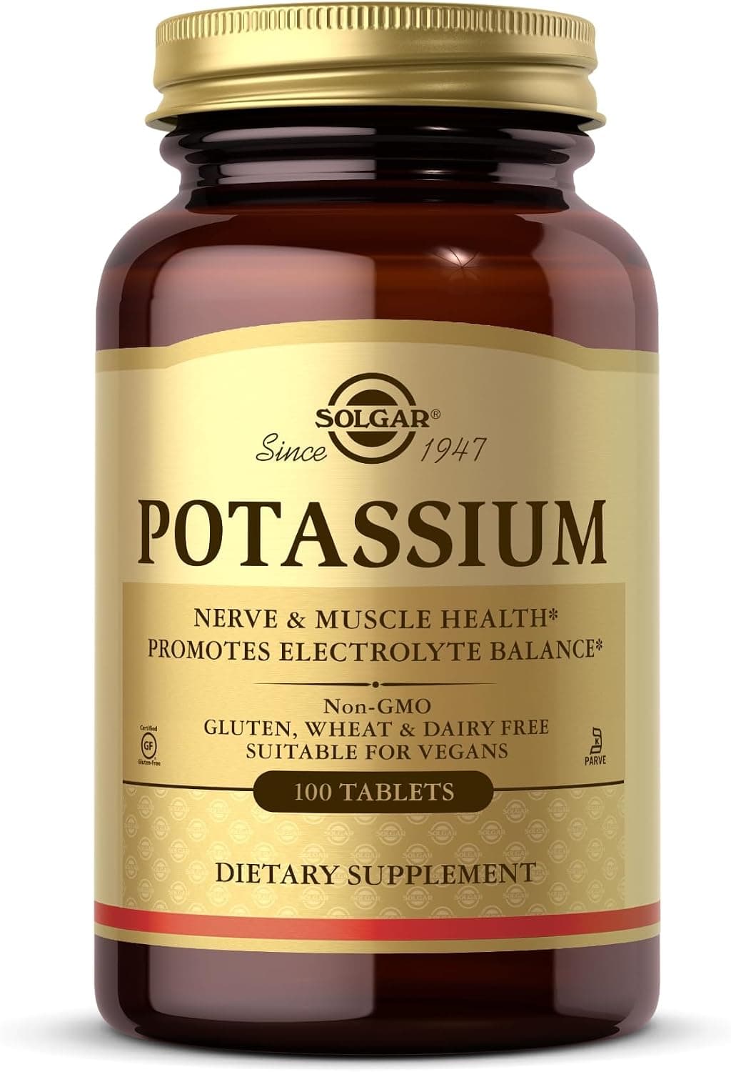 Solgar Potassium 99 mg 100 Comprimés