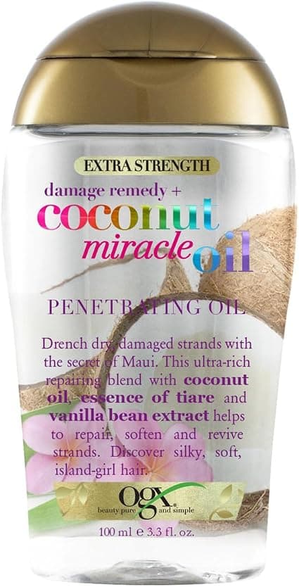 OGX Damage Remedy + Coconut Miracle Oil Penetrating Oil, 100ml - Image 1