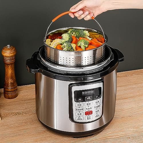 6 Litre Stainless Steel Steamer Basket for Instant Pot Flower Pots - Image 4