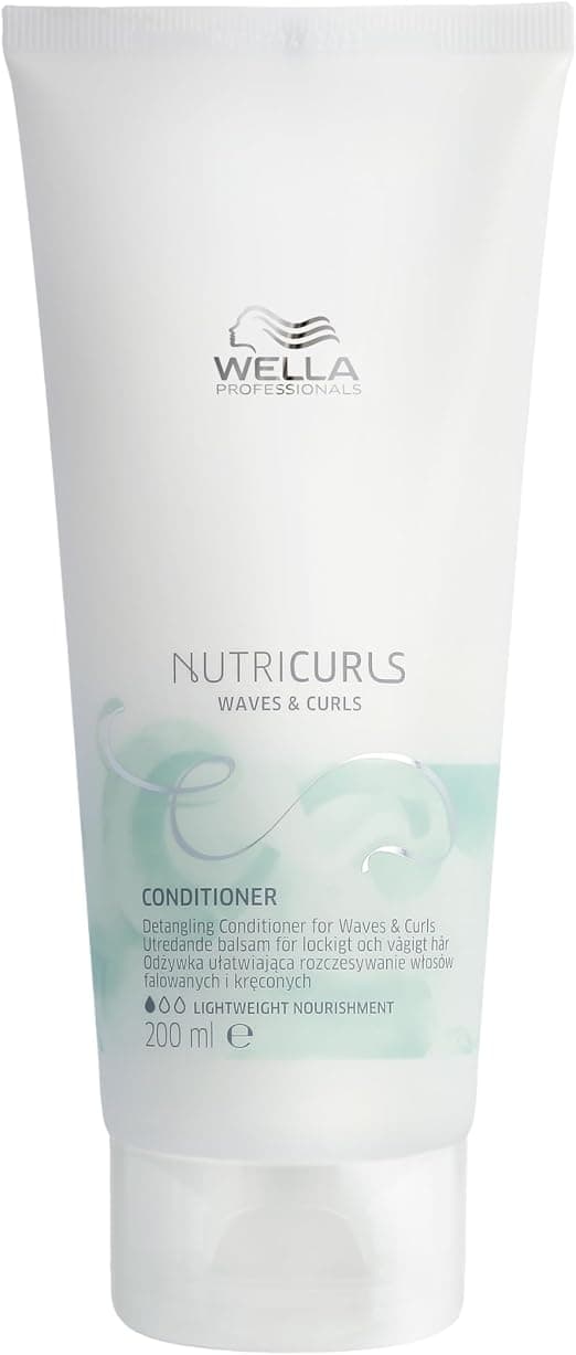 Wella Professionals NUTRICURLS Detangling Conditioner for Wavy and Curly Hair 200ml - Image 1