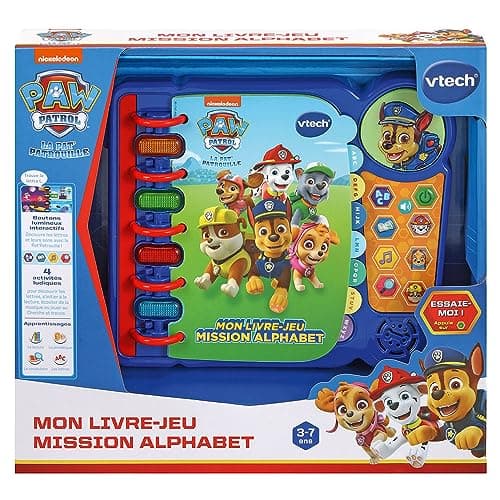 VTech - Paw Patrouille, My Mission Alphabet Game Book, Educational Games, Sound and Musical Book, Paw Patrol Toy, Gift for Children from 3 to 7 Years - English Content - Image 6