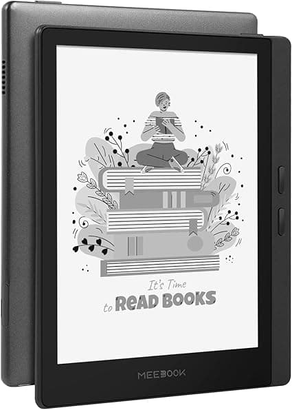 Meebook E-Reader M7 | 6.8' Eink Carta Bildschirm | 300PPI Smart Light | Android 11 | Ouad Core Prozessor | Out Speaker | Support Google Play Store | 3GB+32GB Speicher | Micro-SD Slot | Grey