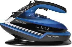 Rowenta Freemove Cordless Iron, Power 2400 W, Continuous Steam Flow 27 g/min, 115 g/min Steam Pressure, DE5010D1 Wireless Technology