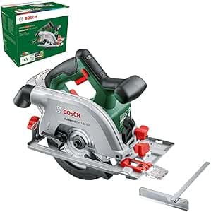 Bosch UniversalCirc 18V-53 cordless circular saw (precise cuts in wood; maximum cutting depth 53 mm; 18V system; without battery)