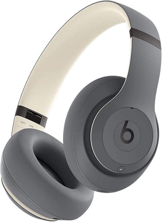 Beats Studio Pro - Wireless Headphones with Bluetooth and Noise Cancelling - Custom Space Audio, Apple and Android Compatibility - Ash Grey