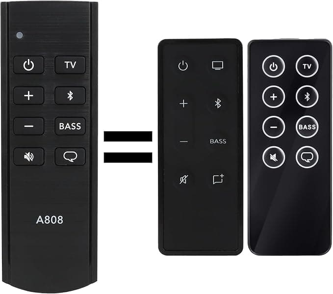 Remote Control for Bose Solo 5 10 15 Series II Soundbar System Remote Control Compatible with Bose TV Speaker 732522-1110 418775 410376 Home Theater System - No Configuration Required