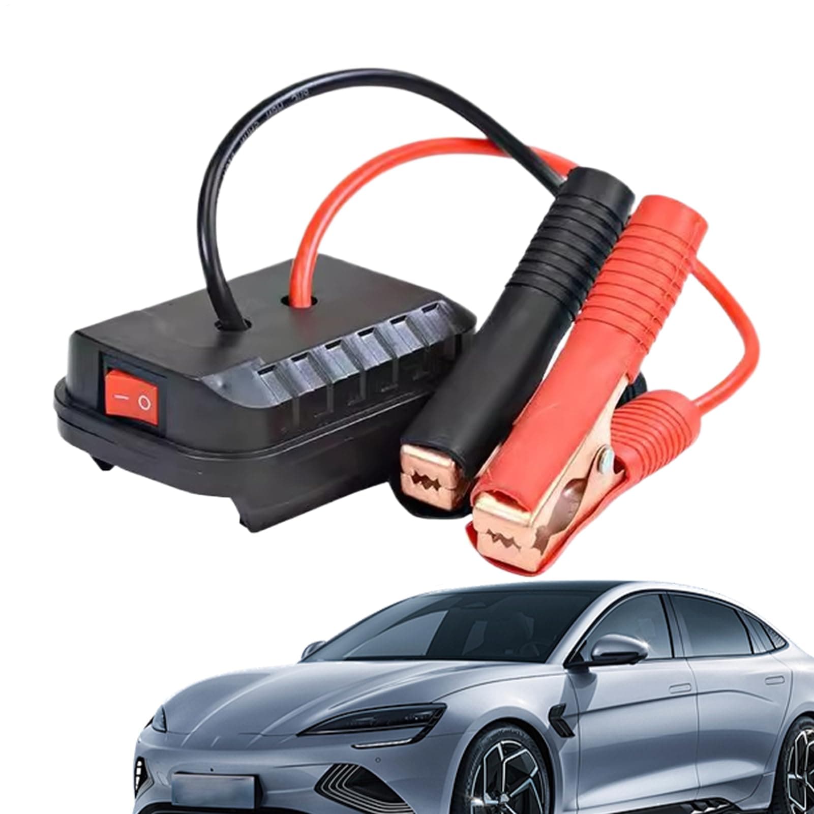 Mobil Auto Battery Start & Booster | Safe Safe Converter Adapter for Car & Truck Starting | Automobile Inverter for Camping, Outdoor, Motorhome