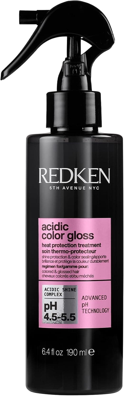 REDKEN - Leave In Acidic Color Gloss - No-Rinse Thermoprotective Spray - Moisturizes, detangles & protects from heat - 13x softer hair - 6x more hydration - Colored hair - 190ml - Image 1