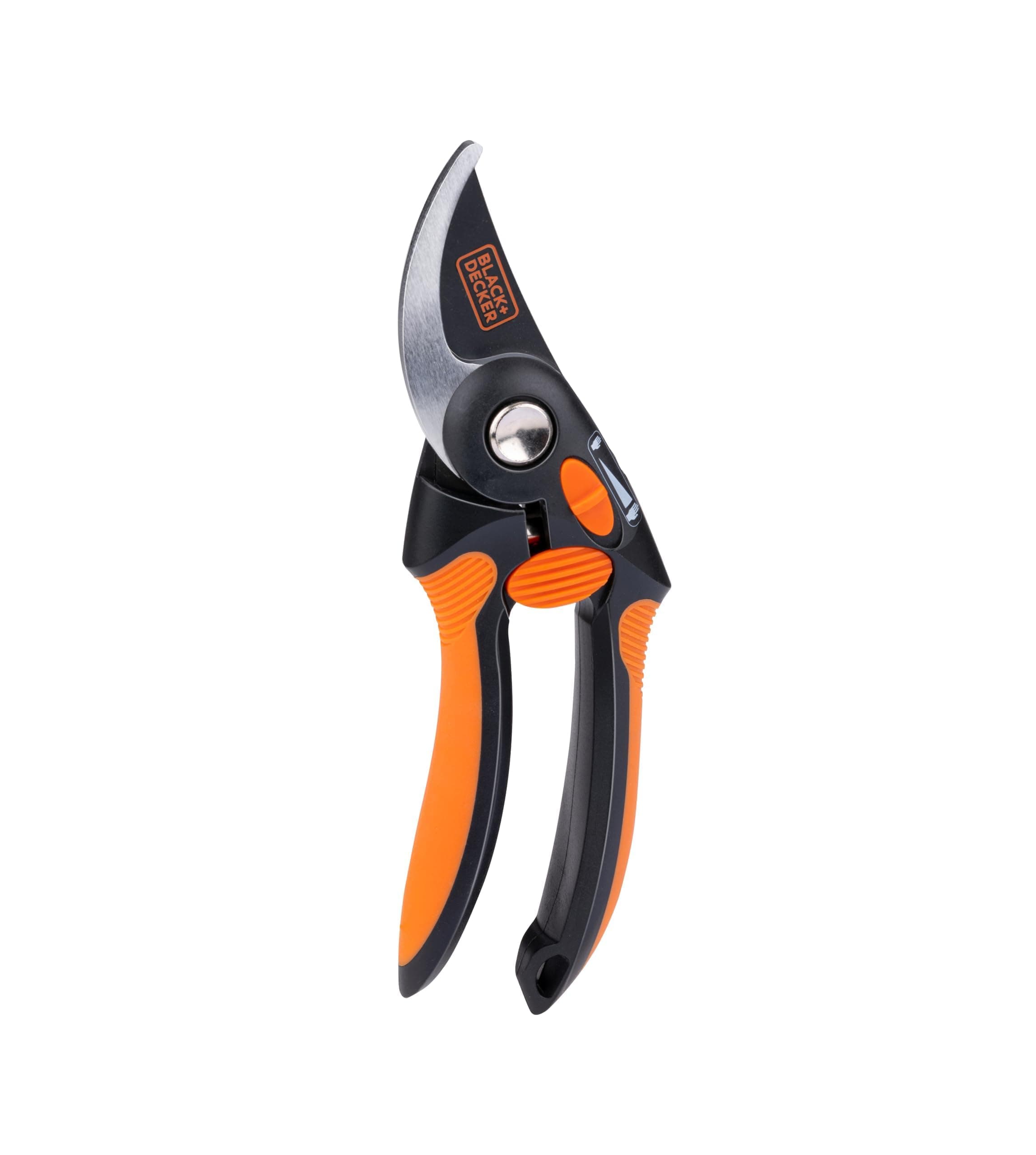 BLACK+DECKER BLACK+DECKER Garden Sector - Hedge Trimmer - High Quality Steel Blades - Ergonomic Handle Branch Cutter - Sector 13 mm Blow Capacity - Black/Orange