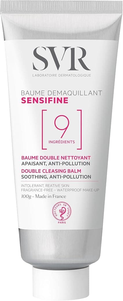 SVR - Sensifine Cleansing Balm - Sensifine Range - Soothing and Anti-Pollution Cleansing Balm - For sensitive, reactive or intolerant skin - Shea Butter, Coconut Oil - 100g