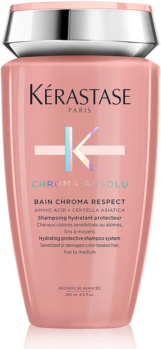 KÉRASTASE Chroma Absolu - Bain Chroma Respect - Shampoing Hydratant Protecteur De Couleur - Acides Aminés & Centella Asiatica - Cheveux Colorés Sensibilisés ou Abîmés - Sans Sulfate - Image 1