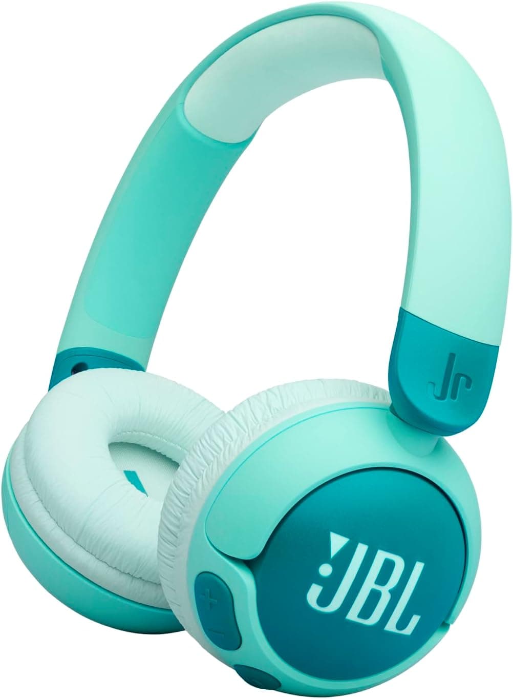 JBL Junior 320 BT, Casque Supra-auriculaire sans Fil pour Enfants, avec Microphone intégré, Bluetooth, Safe Sound, Coussinets Confortables, Set d'autocollants, Design Pliable, Vert - Image 1