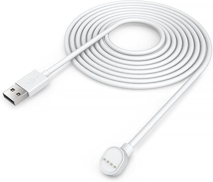 TUSITA 10ft Power Cable Compatible with Google Nest Cam Outdoor or Indoor Camera – White, 3M