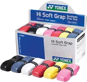 YONEX Hi-Soft Grip Overgrip Pack of 24, Multicoloured, One Size