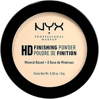 NYX Professional Makeup Poudre de Finition Compacte Perfectrice de Teint High Definition, Finit Mat, Contrôle de la Brillance, Teinte : Banana